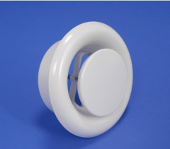 Ventil tanierov� kovov� 125 mm BIELY (EI-DM125)