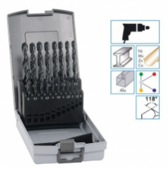 Sada vrt�kov do kovu HSS 1-10 mm (KP19) Alpen