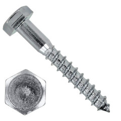 Skrutka podstavcov� DIN 571 12x80 Zn