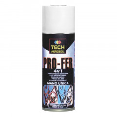 Farba v spreji TECH PRO-FER 4v1 RAL 8017 tmavohned�