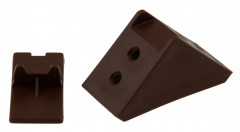 Uholn�k plast. 24x20 2-dierov� hned�