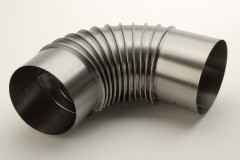 Koleno dymov� 125 mm / 90� tenkostenn�